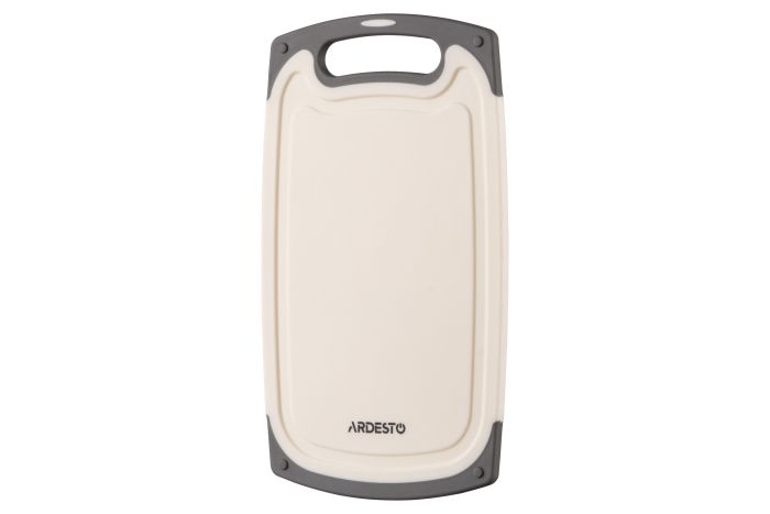 Доска кухонная Ardesto Gemini, 25х15х0.8см, пластик, белый