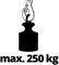Тельфер электрический Einhell TC-EH 500, 1000Вт, до 500кг, трос 12м, 15.15кг