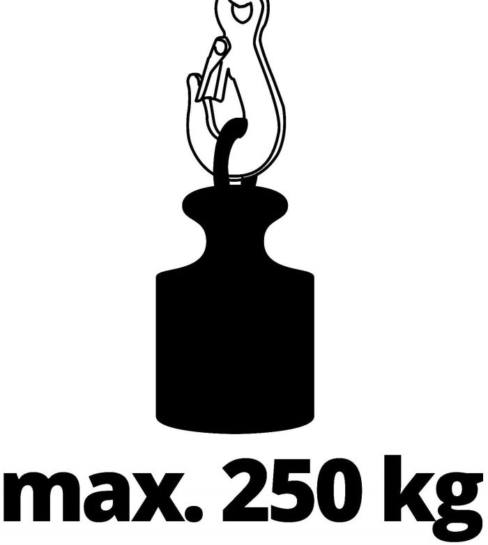 Тельфер электрический Einhell TC-EH 500, 1000Вт, до 500кг, трос 12м, 15.15кг