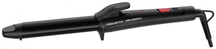 Плойка Rowenta x Karl Lagerfeld Curling Tong, 47Вт, D -25mm, >200С, кераміка, турмалін, чорний