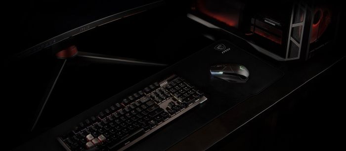 Игровая поверхность MSI Agility GD70, XL (900x400x3мм), чёрный