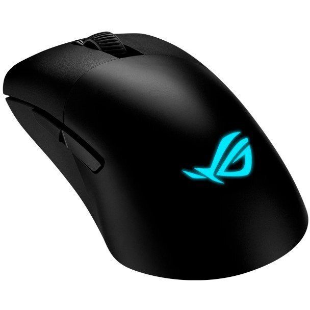 Мышь ASUS ROG Keris AimPoint, RGB, USB-A/WL/BT, чёрный