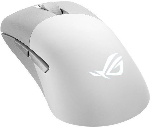 Мышь ASUS ROG Keris AimPoint, RGB, USB-A/WL/BT, белый