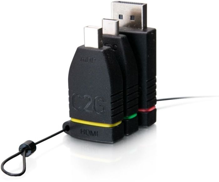 Комплект переходников C2G Adapter Ring HDMI > mini Display Port, Display Port, USB-C