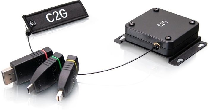 Комплект переходников retractable C2G Adapter Ring HDMI > mini Display Port, Display Port, USB-C