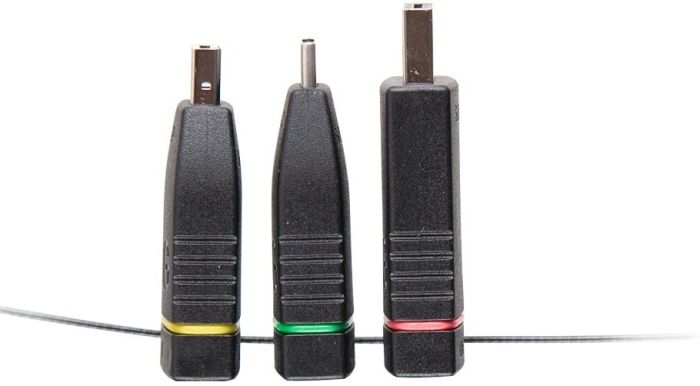 Комплект перехідників retractable C2G Adapter Ring HDMI > mini Display Port, Display Port, USB-C