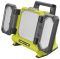 Прожектор аккумуляторный панельный Ryobi ONE+ RLP18-0 18В 3 LED панели 3000лм  3 режима яркости без АКБ и ЗУ