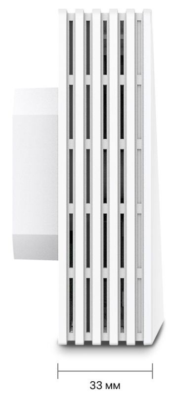 Точка доступа TP-LINK EAP650 WALL AX3000, 1xGE, 1xGE out, PoE