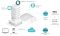 Точка доступа TP-LINK EAP650 WALL AX3000, 1xGE, 1xGE out, PoE