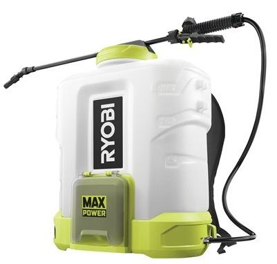 Опрыскиватель аккумуляторный Ryobi Max Power RY36BPSA-0 15л 36В 0.6-2.5л/мин комплект насадок 5.8кг без АКБ и ЗУ
