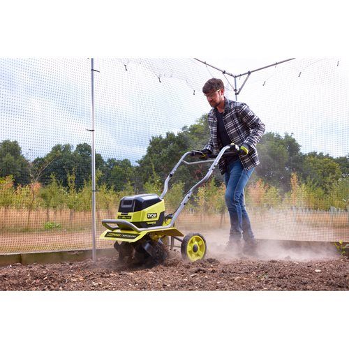 Культиватор аккумуляторный Ryobi Max Power RY36CVXA-0 36В ширина 40см бесщеточный регулировка глуб.20см 28кг без АКБ и ЗУ