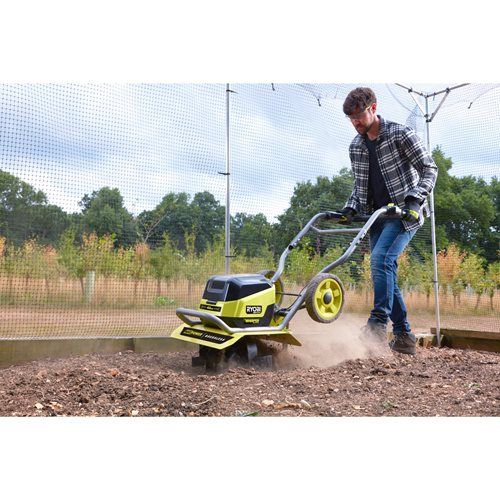 Культиватор аккумуляторный Ryobi Max Power RY36CVXA-0 36В ширина 40см бесщеточный регулировка глуб.20см 28кг без АКБ и ЗУ