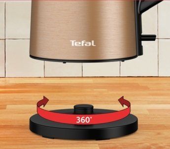 Электрочайник Tefal Double Layer SS 1.5л, с двойными стенками, медный