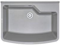 Мийка кухонна Deante Garden, полістирол, прямокут., 610х445х302мм, чаша - 1, до стіни, сірий