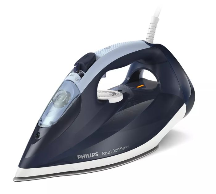 Праска Philips 7000 Series, 2800Вт, 300мл, паровий удар -250гр, постійна пара - 50гр, нерж. сталь, темно синій