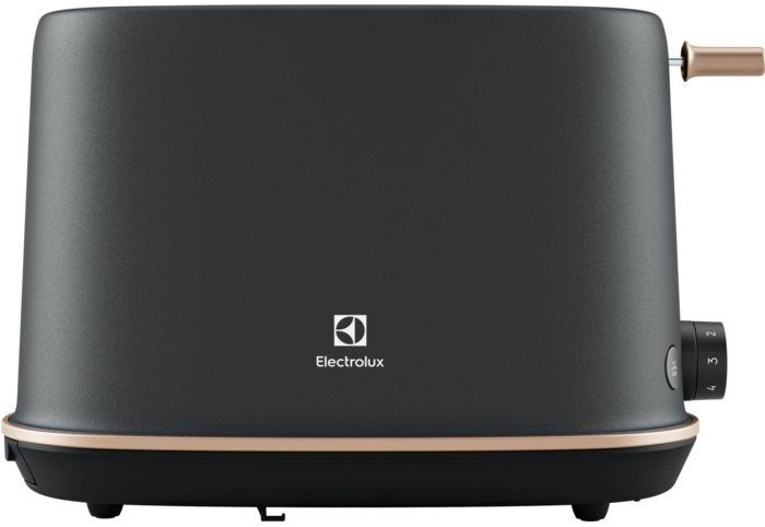Тостер Electrolux 980Вт, метал, чорний