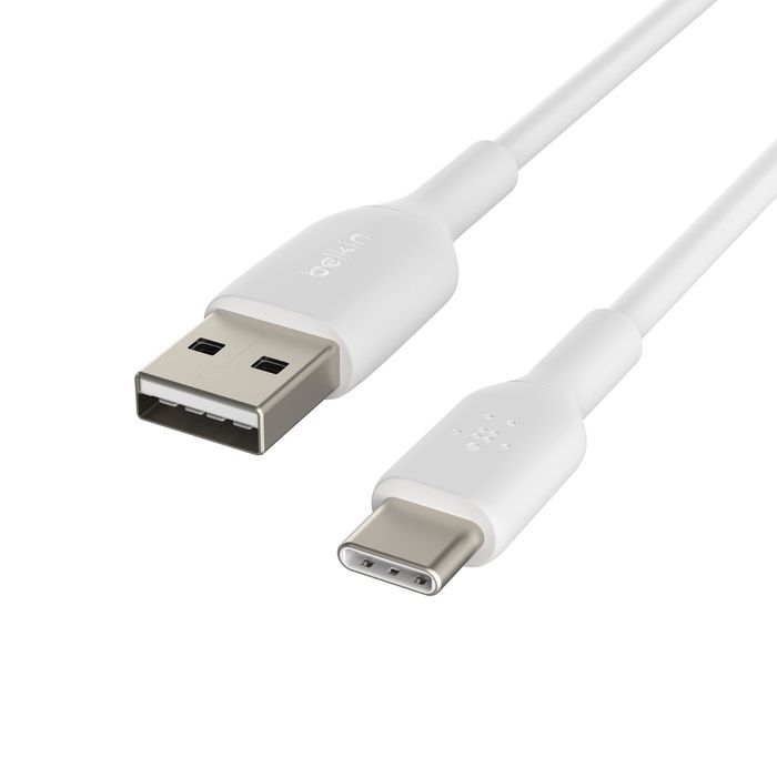 Кабель USB-A > USB-C зарядки/синхронизации Belkin 1м, 15Вт, Type-C, PVC, белый