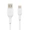 Кабель USB-A > USB-C зарядки/синхронизации Belkin 1м, 15Вт, Type-C, PVC, белый