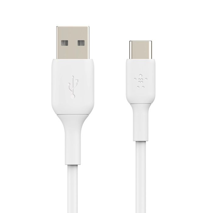 Кабель USB-A > USB-C зарядки/синхронизации Belkin 1м, 15Вт, Type-C, PVC, белый