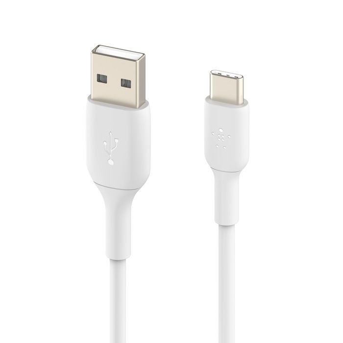 Кабель USB-A > USB-C зарядки/синхронизации Belkin 1м, 15Вт, Type-C, PVC, белый
