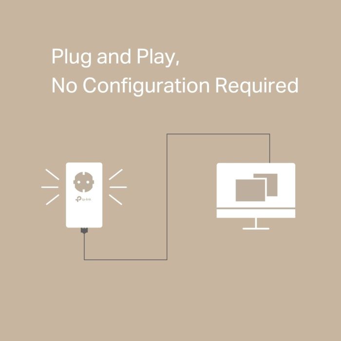 Комплект Адаптерoв Powerline TP-LINK  AV1000, 1xGE, (TL-PA7017 2шт), Розетка TP-Link TL-PA7017PKIT