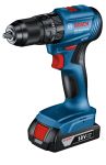Шурупокрут-дриль ударний акумуляторний Bosch Professional GSB 185-LI 18В 2х2.0А·год 50Нм 500·1900об/хв кейс 1кг