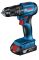 Шурупокрут-дриль ударний акумуляторний Bosch Professional GSB 185-LI 18В 2х2.0А·год 50Нм 500·1900об/хв кейс 1кг