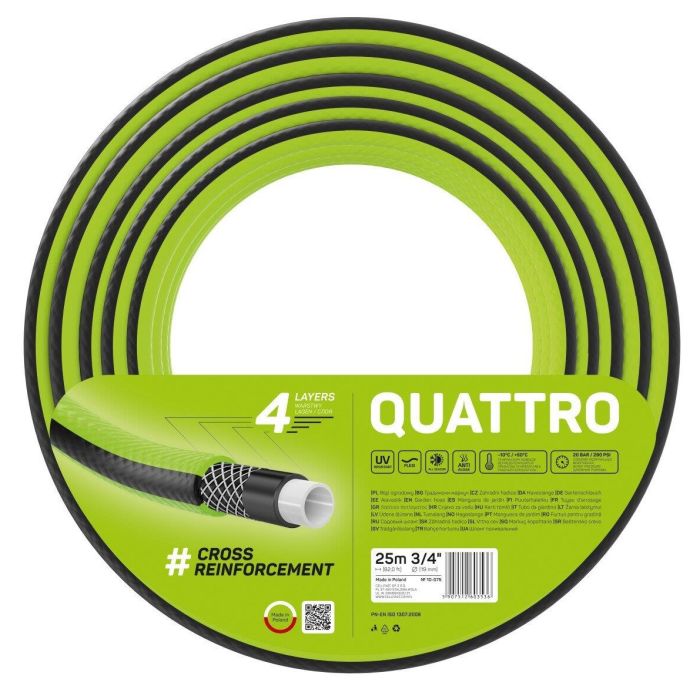 Шланг садовый Cellfast QUATTRO 3/4' 25м 4 слоя до 20бар -10…+50°C