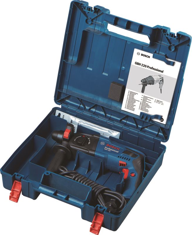 Перфоратор Bosch Professional GBH 220 SDS-plus 720Вт 2Дж 2.3кг