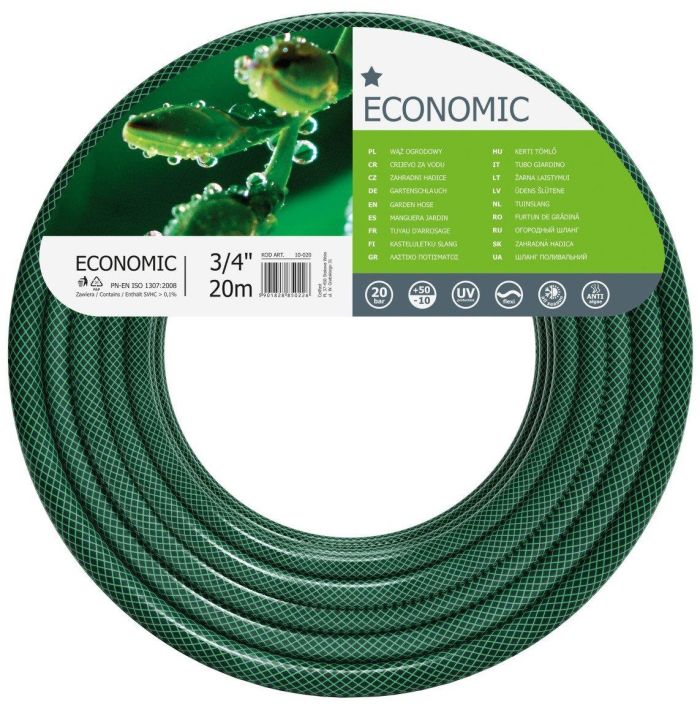 Шланг садовый Cellfast ECONOMIC 3/4" 20м 3 слоя до 20бар -10…+50°C