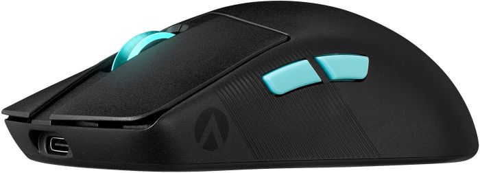 Миша ASUS ROG Harpe Ace Aim Lab Edition, RGB, USB-A/WL/BT, чорний