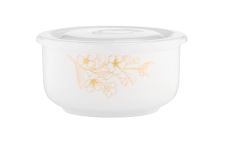 Салатник з кришкою Ardesto Sunny day, 12см, порцеляна, білий