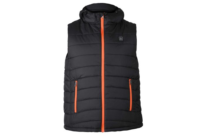 Жилет с подогревом 2E Heat Power Plus Black с капюшоном, размер L