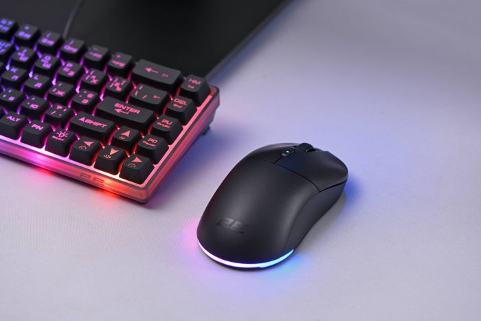 Мышь 2E GAMING HyperDrive Lite WL, RGB, USB-A/WL, чёрный
