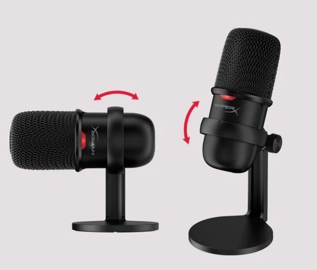 Микрофон геймерский HyperX SoloCast, Bi, USB-A, 2м, NGenuity, черный
