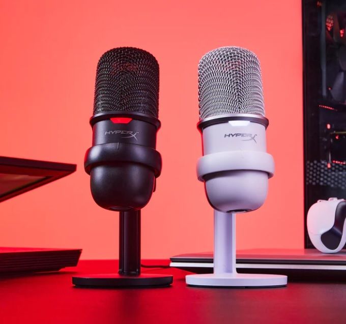 Микрофон геймерский HyperX SoloCast, Bi, USB-A, 2м, NGenuity, черный