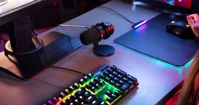 Мікрофон геймінговий HyperX SoloCast, Bi, USB-A, 2м, NGenuity, чорний