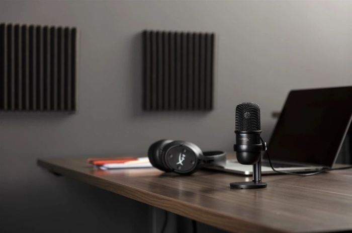 Микрофон геймерский HyperX SoloCast, Bi, USB-A, 2м, NGenuity, черный