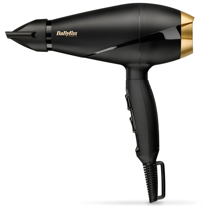 Фен Babyliss AC motor PRO, 2000Вт, 2 режими, дифузор, хол. обдув, чорний
