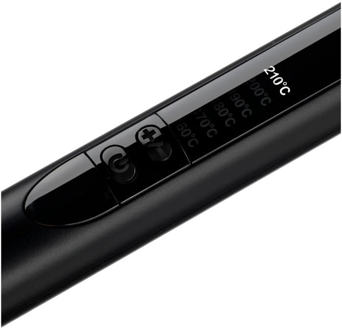 Плойка Babyliss, конусна, 64Вт, темп.режимів-6, D -13-25mm, 160-210С, кераміка, чорно-рожевий