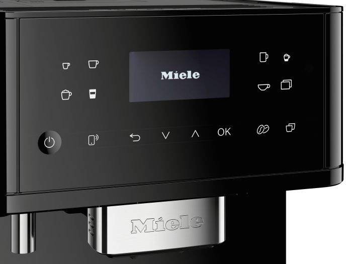 Кофемашина Miele CM 6160 1.8л, зерно + молоко, автомат.капучинатор, аторецептов - 19, черный