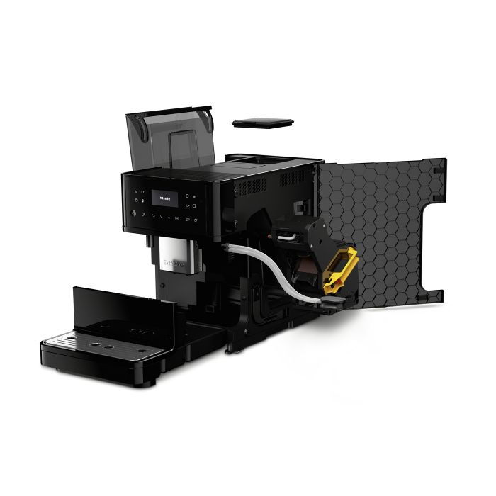 Кофемашина Miele CM 6160 1.8л, зерно + молоко, автомат.капучинатор, аторецептов - 19, черный