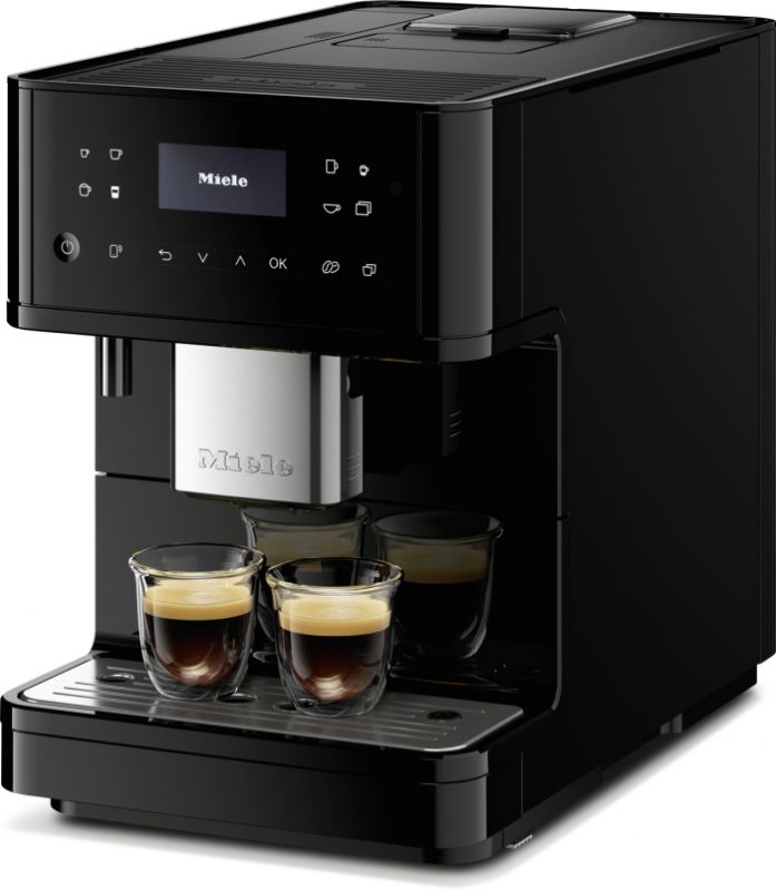 Кофемашина Miele CM 6160 1.8л, зерно + молоко, автомат.капучинатор, аторецептов - 19, черный