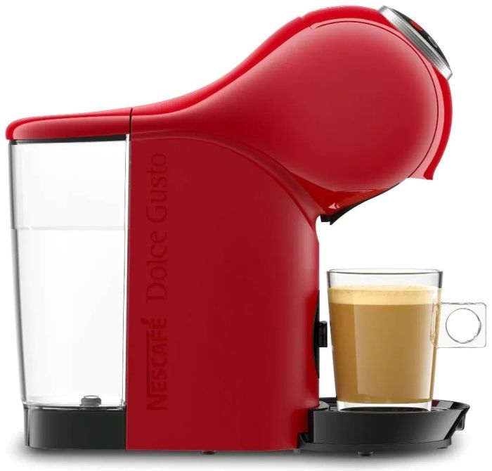 Кофеварка Krups капсульная Dolce Gusto Genio S Plus 0.8л, капсулы, сенсорное управление, красный