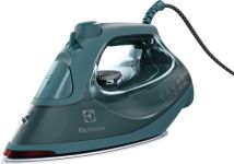 Праска Electrolux, 2600Вт, 330мл, паровий удар 210гр, керам. підошва, зелений