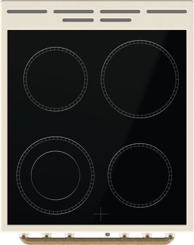Плита Gorenje электрическая стеклокерамическая, 70л, 50x60см, бежевый