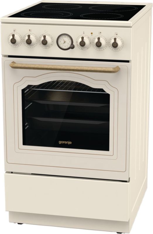 Плита Gorenje электрическая стеклокерамическая, 70л, 50x60см, бежевый