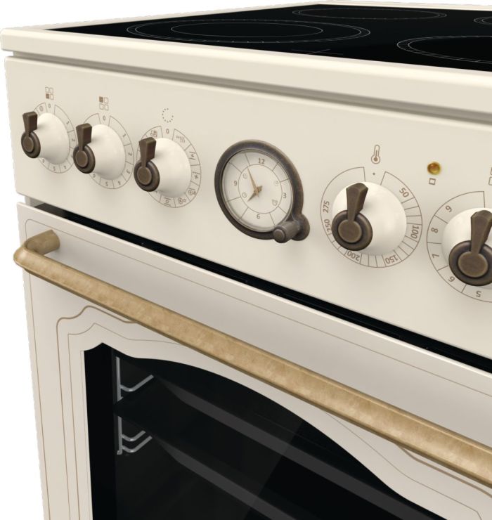 Плита Gorenje электрическая стеклокерамическая, 70л, 50x60см, бежевый