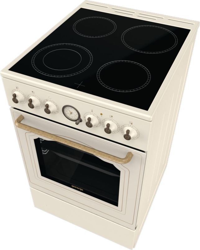 Плита Gorenje электрическая стеклокерамическая, 70л, 50x60см, бежевый