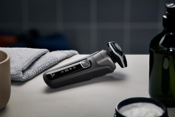 Бритва електр. Philips роторна Series 5000, 9Вт,  бритв.головок-3, Li-Ion, сух.+волог., тример, чохол, сірий